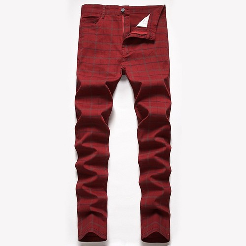 Men plaid stretch slim fit - men,