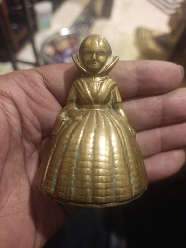 Vintage brass bell crinoline - brass,