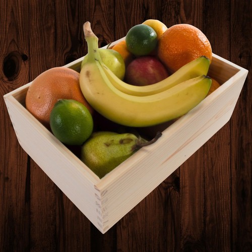 Wooden storage crate - storage, top