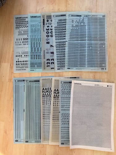 Bundle letraset transfer - letraset,