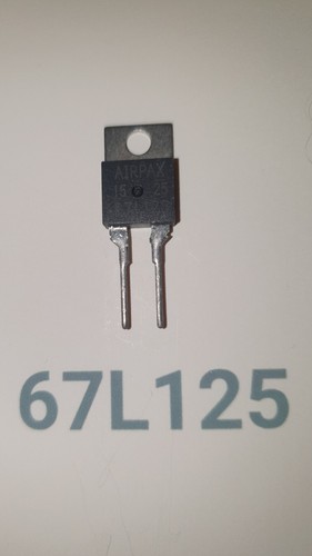 Uprated thermal switch - switch, eas