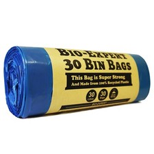 30L 70L Drawstring Bin Liner Bags 33-39µm Eco Recycled Separated Bags Pack 10 30