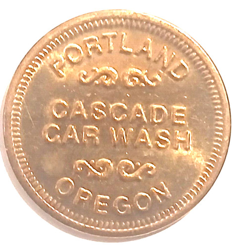 Vintage car wash - token, cascade