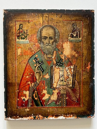 Antique russian icon - antique,