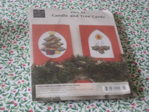 Cross stitch kit pair - cross,