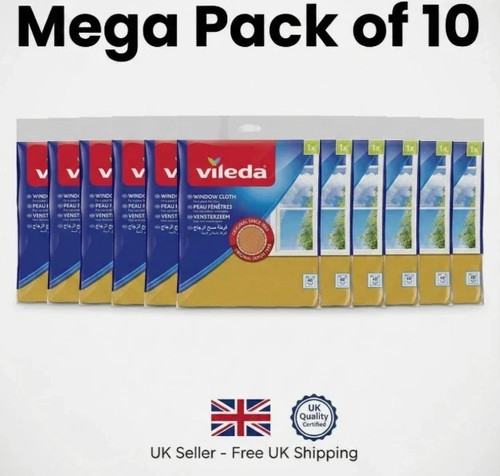 Pack vileda window cloth - 10,