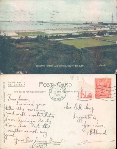 Bowling green and sands - green, south
