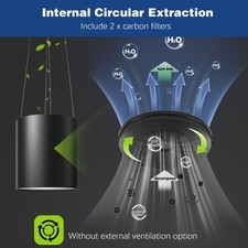 SNDOAS 35cm Island Cooker Hood