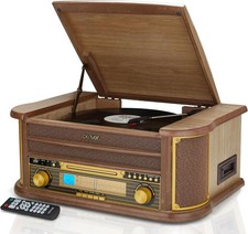 Vinyl record player with - vinyl,