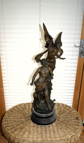 Art nouveau french spelter - nouveau,