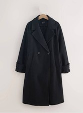 NEXT: Black Long Maxi Coat (