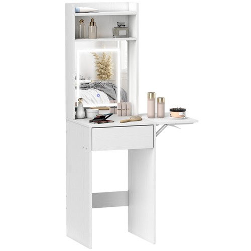 Homcom compact dressing table - homcom,
