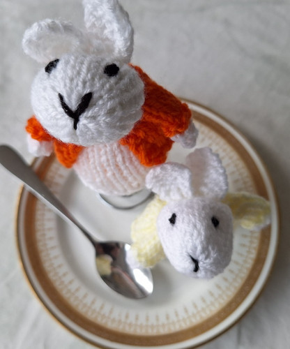 Hand knitted bunny rabbit - 2,