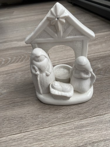 Ceramic nativity scene tea - ceramic,