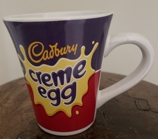 Cadburys Creme Egg Cream Egg vintage tea mug cup retro collectible RARE. Cadbury