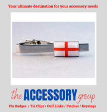 New St George flag Saint George tie clip Enamel metal Tie-pin