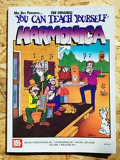 Teach Yourself Blues Harp & Harmonica Mel Bay Book buy both & get FREE HARMONICA