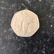2006 50p coin wounded soldier
