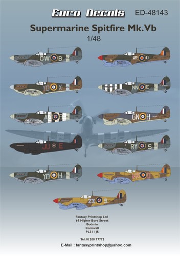 Euro decals 48143 - decals, ed-48143
