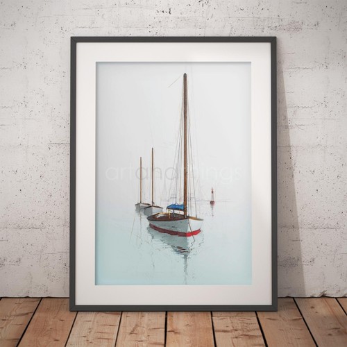 Sailing boat harbour - sailing,