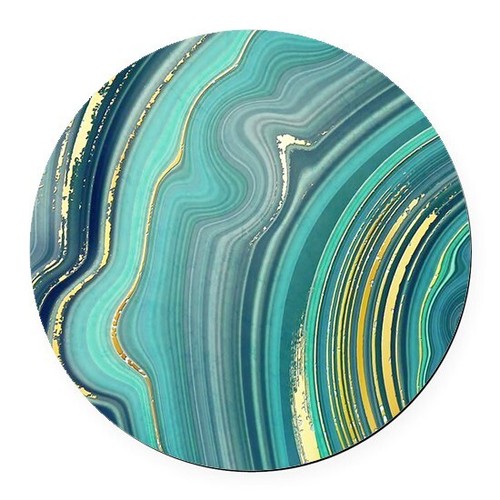 Drink coasters crystals design - crystals,