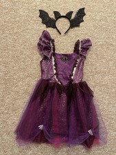 Girls Halloween Costume 7-8 Years Bat Fancy Dress