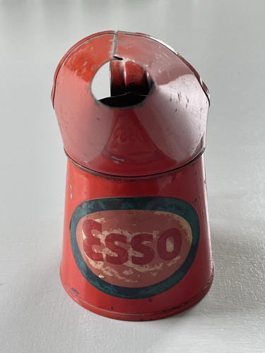 Vintage retro esso tin oil - tin, jug