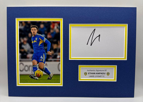 Signed ethan ampadu leeds - signed,