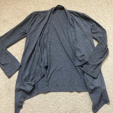 Girls Asda George Grey Waterfall Opening Cardigan Age 9-10 Years Spring/Summer