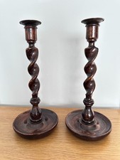 Pair Vintage Barley Twist