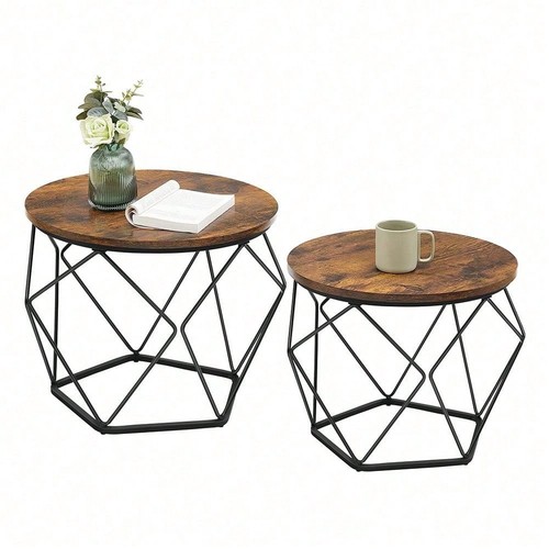 Coffee table set rustic - set,
