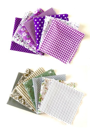 Large cotton fabric bundle - cotton,