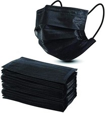 Ply black disposable - black, face
