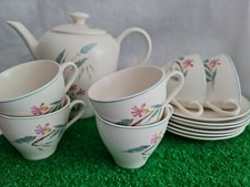 J & G Meakin..Vintage 1950's TEA SET 13 piece 'Harvest Fern' SOL 391413  Pottery