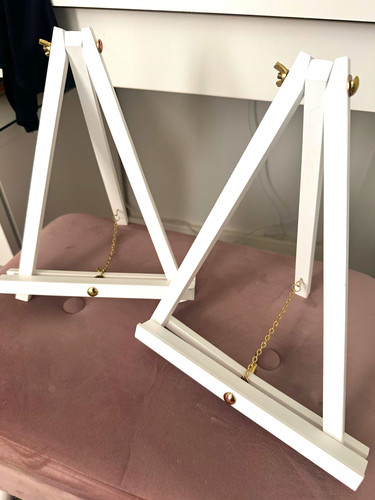 White mini tripod - white,