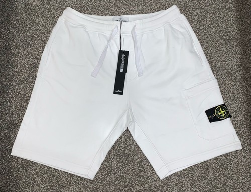 White mens stone island cargo - white,