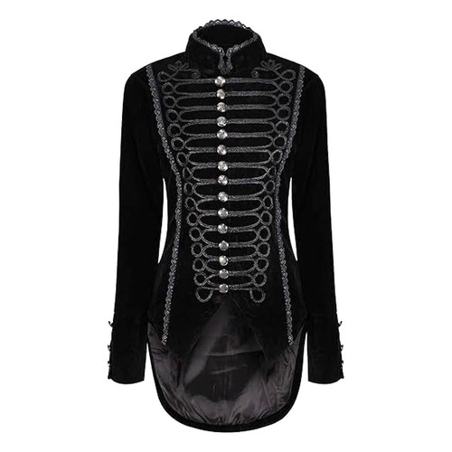 Women gothic velvet tailcoat - women,