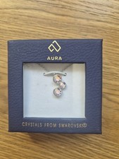 Aura necklace with swarovski - aura,
