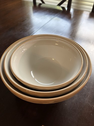 Vtg stoneware mason - mason, cane