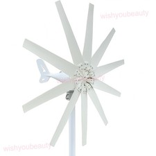 3KW Wind Turbine Generator 10 Blades Windmill With MPPT Controller 12V/24V/48V