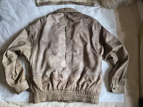 Vintage 80s leather aviator - vintage,