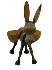 Old Antique Wood Donkey Burrow