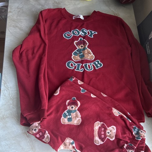 Ladies cosy fleece pj s - cosy,