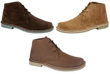 Mens Wide Fitting Boots Desert
