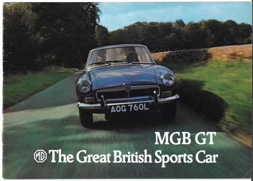 Mgb 1972 1973 uk market - gt,