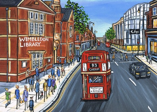 Wimbledon library by south - library,