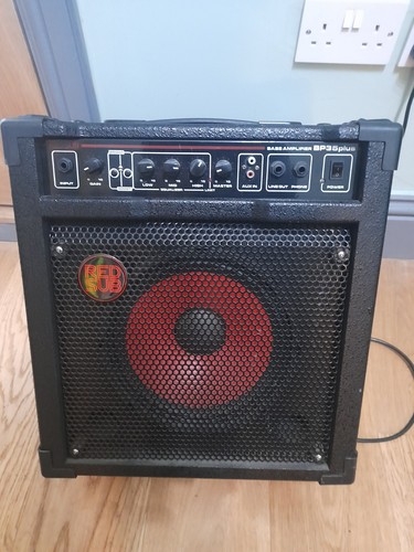 Bass amplifier red sub bp35 - red,