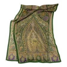 DAKS Green Flowers Paisley