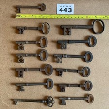 Job Lot Large Victorian Iron Keys Doors Key Vintage Old Lock Antique
