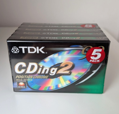 Tdk cding2 blank - tdk, chrome